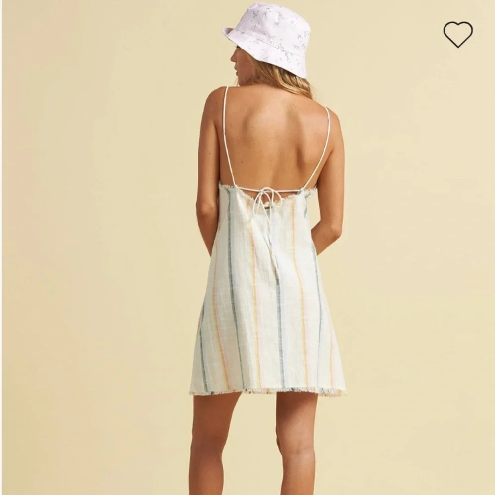 ✨Billabong (NWOT) Salty Blonde Sunny Stripes Slip Dress Size S✨ - Picture 7 of 7